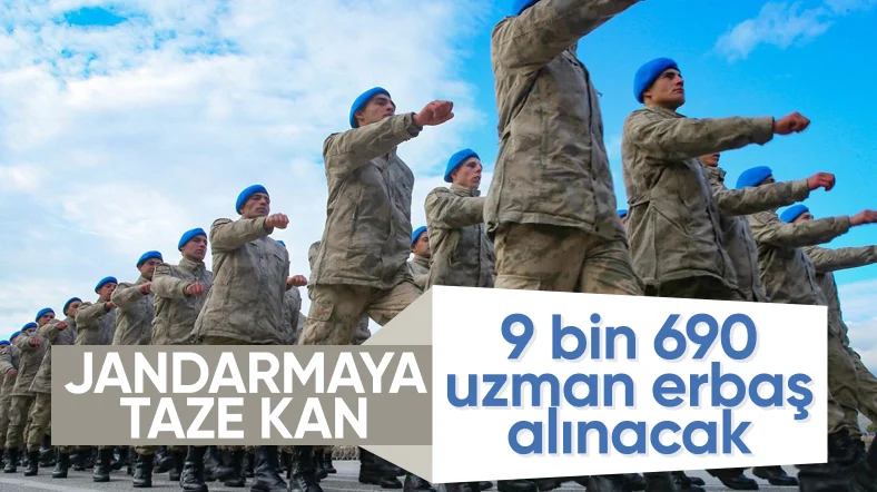 9 Bin 690 Sözleşmeli Uzman Erbaş Alınacak…