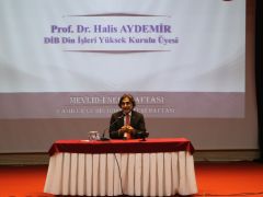 Prof. Dr. Halis Aydemir, Şahsiyetin Makamla Ölçülmesi İnsanın Maddeleşmesidir…