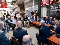 Vali Toros, Kahvehanede Vatandaşla Bir Araya Geldi…