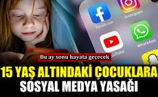 15 Yaş Altındaki Çocuklara Sosyal Medya Yasağı…