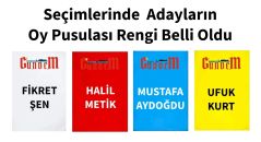 Oy Pusulalarının Renkleri Belli Oldu…